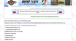 Desktop Screenshot of bdmp-nrw.de